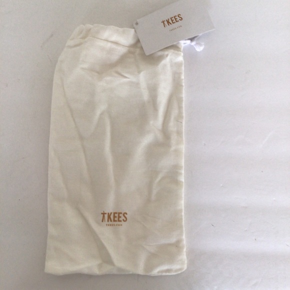 TKEES WHITE DRAWSTRING DUSTBAG - Picture 1 of 5